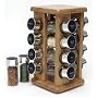 Lipper International Bamboo 16 Filled Bottle Spice Rack