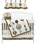 NoJo Jungle Tales 6 Piece Crib Set