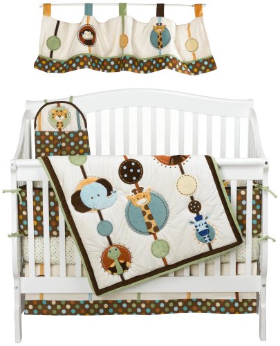 NoJo Jungle Tales 6 Piece Crib Set