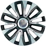 14 Avalone Wheel Trims - Chrome/Black - Set of 4