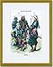 Gold Framed/Matted Print 17x23, Japanese Costumes: Samurai
