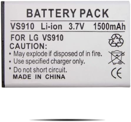Everpower Brand, Premium Lithium-Ion Replacemant Battery(1500 MAH) For LG MS910, LG Esteem, LG Revolution(metropcs & Verizon) Plus Live My Life Wristband.