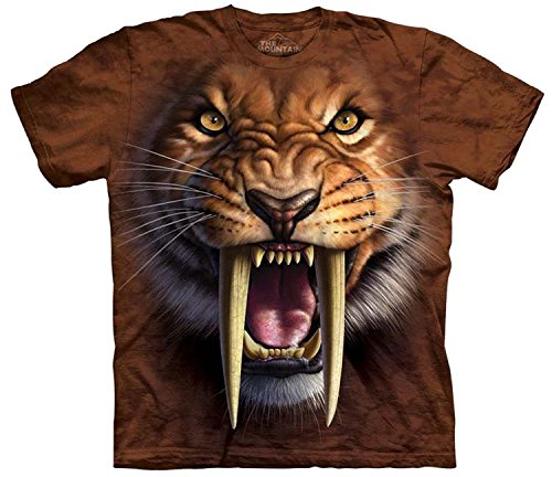 Mountain Sabertooth Tiger Youth Size T-shirt