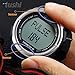 Tushi Heart Rate Monitor & Multifunction Sports Pulse Watch + Waterproof Pedometer Fitness Activity Tracker + Chronograph Stopwatch and Countdown Timer + EL Backlight with Daily and Hourly Alarm