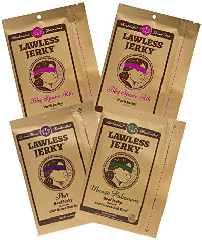 Lawless Craft Jerky "The Other 4" Variety Pack (Pack of 4)
