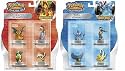 Pokemon TFG Next Quest Trading Figure Miniature Game Set of Both Starters (Riptide & Flamethrower)