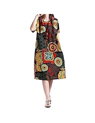 Girls Sexy  Summer Cotton/Linen Short Sleeves  Ball Gown  Dress