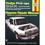dodge full size pickups 1994 2001 haynes repair manuals