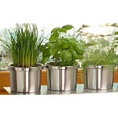M&M Blumen�bert�pfe aus Edelstahl