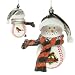 Baltimore Orioles MLB Striped Acrylic Snowman Ornament (3)