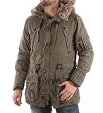 Khujo Herren Jacke Sigmo W/O, olive, Gr. XL