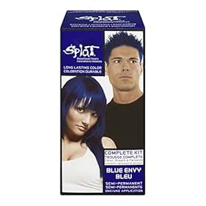 Amazon.com : SPLAT Hair Color Complete Kit, Blue Envy ...