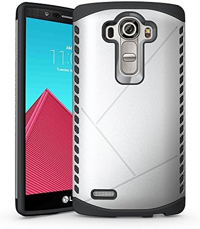 LG G4 Case,X-Master® [2in1 Hybrid Dual Layer] Armor Defender Case For LG G4.[Scratch Resistant] [Shock Proof] (Silver)