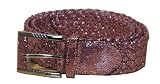 Danny Sparkling Woven Belt in Pink