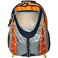 K-Cliffs Orange Sporty Outdoor School Backpack
