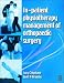 Books : In-Patient Physiotherapy: Management of Orthopaedic Surgergy