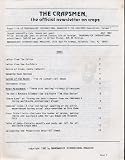 The Crapsmen: The Official Newsletter on Craps (Volume One, Pages 1 - 95; Volume Two, Nos. 1-6; Volume Three, Nos. 1-6; Volume 4, Nos. 1,2,6,5,4 [in that order] plus 2 pages of No. 3.)