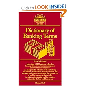 Dictionary of Banking Terms