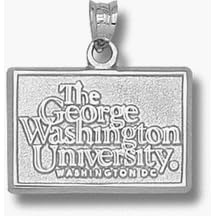 <b>George Washington Colonials "GW University" Pendant - Sterling Silver Jewelry</b>