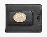 Florida Gators 1 Gold Plated 2006 Year of the Gator on Black Leather Money Clip / ID Card Holder