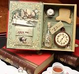 Alice in Wonderland Tea Party Set with Book, Cd, and Chocolate - Birthday Playset