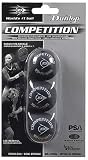 Dunlop Competition Single Yellow Dot Squash Ball - 3 Pack