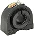 Sealmaster TB-32RT Tapped Base Pillow Block Ball Bearing, Non-Expansion Type, Normal-Duty, Regreasable, Skwezloc Collar, Felt Seals, Cast Iron Housing, 2" Bore, 2-1/4" Base to Center Height, 4" Bolt Hole Spacing Width