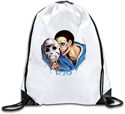 XKUN Amuse Game Announcer Well-known Blogger H2O Drawstring Backpack Sack Bag