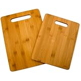 Totally Bamboo 20-2038 Bamboo Cutting Board Set, 2-Board Set