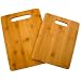 Totally Bamboo 20-2038 Bamboo Cutting Board Set, 2-Board Set