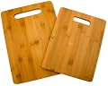 Totally Bamboo 20-2038 Bamboo Cutting Board Set, 2-Board Set