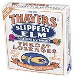 Thayer - Slippery Elm Throat Lozenges Rose Hip/Tangerine, 24 lozenges