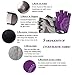 SBD VEBE Womens Sports Professional Non-Slip Biking Riding Gloves Cycling Accessaries,Purple,M