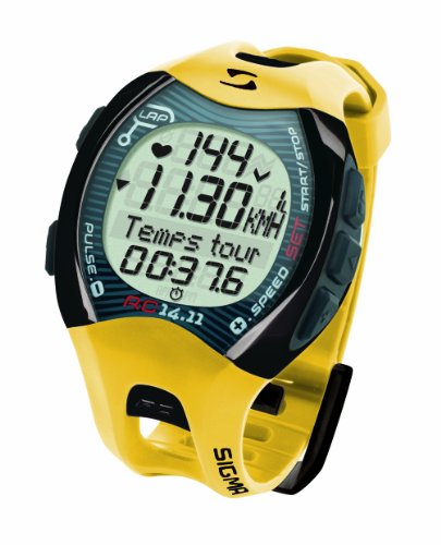 SIGMA LAUFCOMPUTER RC 14.11, yellow, 21411