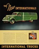1937 Ad International Trucks Model D-30 Harvester Car - ORIGINAL ADVERTISING - Original Print Ad