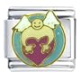 Buddhist Bracelet Heart Angel Italian Charm Bracelet
