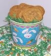 Scott's Cakes 2 lb. Peanut Butter Cookies in a Blue Bunny Pail