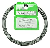 WAKI カラーワイヤー #16X6m 灰 HW-338