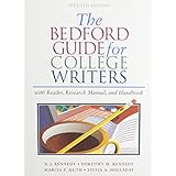 bedford guide for college writers 7e 4 in 1 cloth  writing guide software
