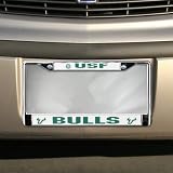 South Florida Bulls Chrome License Plate Frame- -