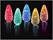 Multi-Colored LED Christmas Light String Set / 35 L.E.D. Holiday Lights / 1.6 Watts Total / Green Wire