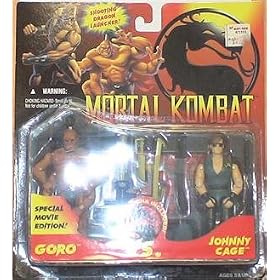 Mortal Kombat 2 Pack Johnny Cage and Goro by