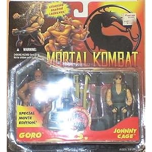 Mortal Kombat 2 Pack Johnny Cage and Goro by 