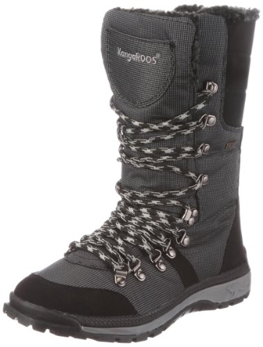KangaROOS Pirin-Hi 31507/525, Damen Stiefel, Schwarz (blk/stone 525), EU 39