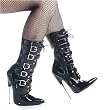 Devious Footwear Women's SCREAM-1026(8840), 6" Metal Heel Ankle Hi Boots