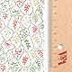 V&A Fabric - Coral Leaves
