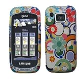 Rubberized Green Blue Red Orange Pink Yellow Colorful Flower Polka Snap on  ....