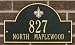 New Orleans Saints Black and Gold Personalized Address Plaque