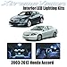 XtremeVision Honda Accord 2003-2012 (12 Pieces) Cool White Premium Interior LED Kit Package + Installation Tool