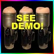 Flashlight Masturbator Vibrating Pussy (Silver Case)